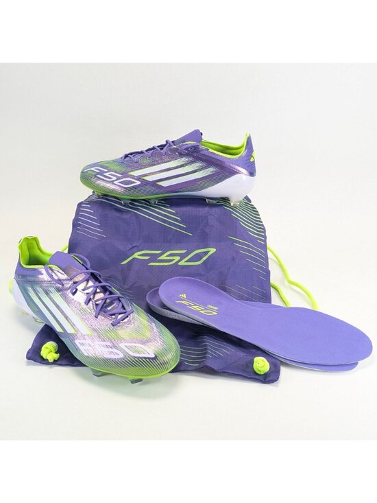 adidas F50 Elite FG Soccer Cleats Purple Green JH7615 Mens 10.5 Womens 11.5 main image 10